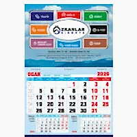 Ekonomik Küçük Boy Gemici Takvim