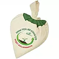 İp Büzgülü Ham Bez Çanta